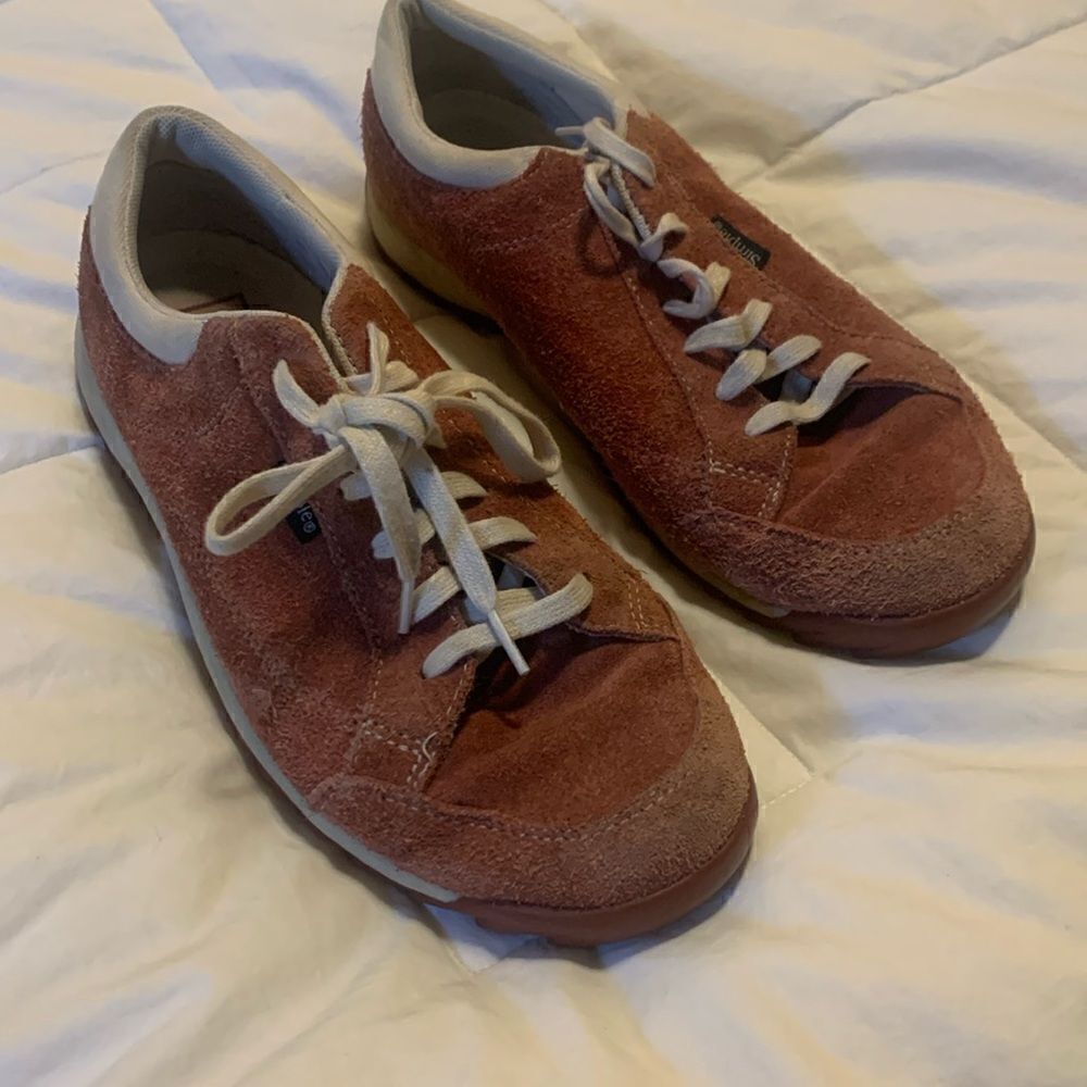 SIMPLE, suede sneakers, ladies 7.5. Good condition, slightly used